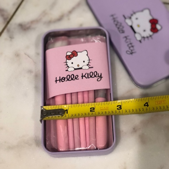 Hello Kitty Makeup Nwt Hello Kitty 7 Piece Mini Pink Makeup Brush